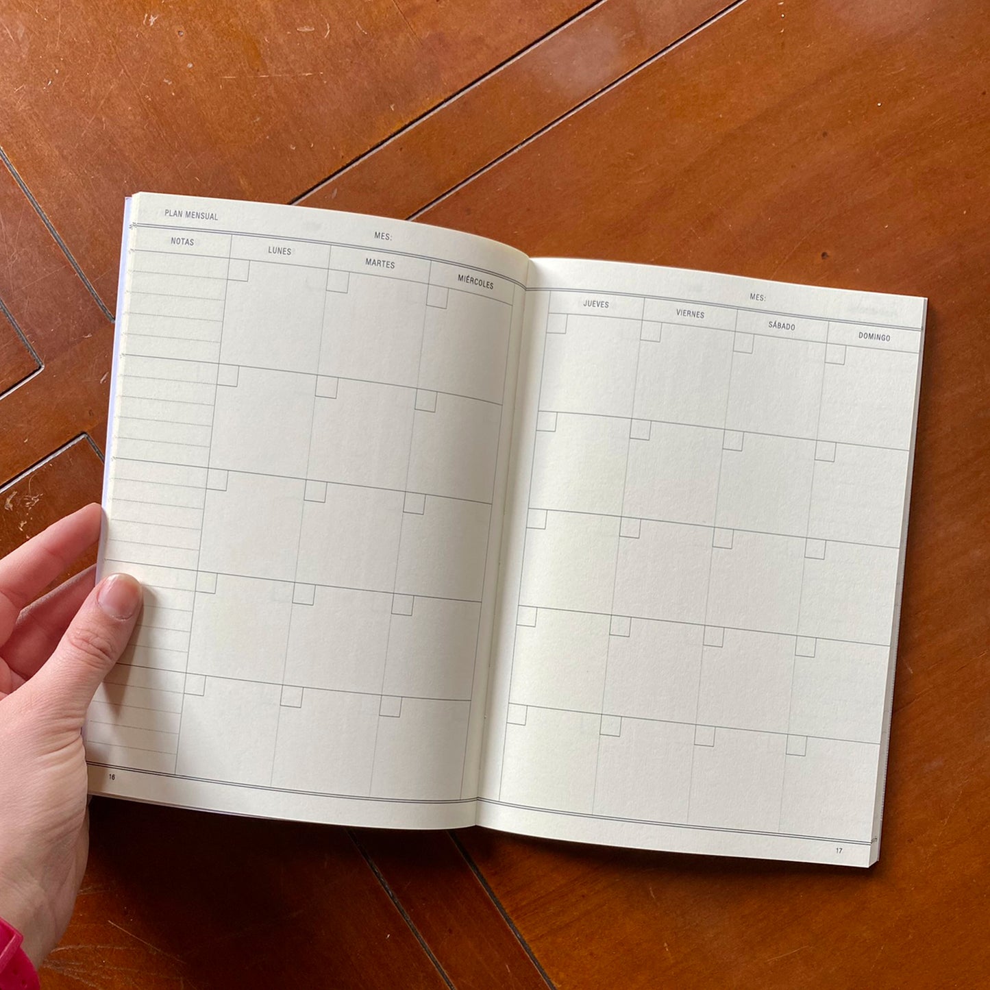 Agenda Hojas