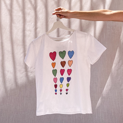 Camiseta Corazones Algo de Jaime
