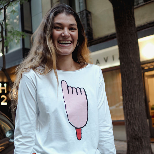 Long Sleeve Ice Cream T-Shirt