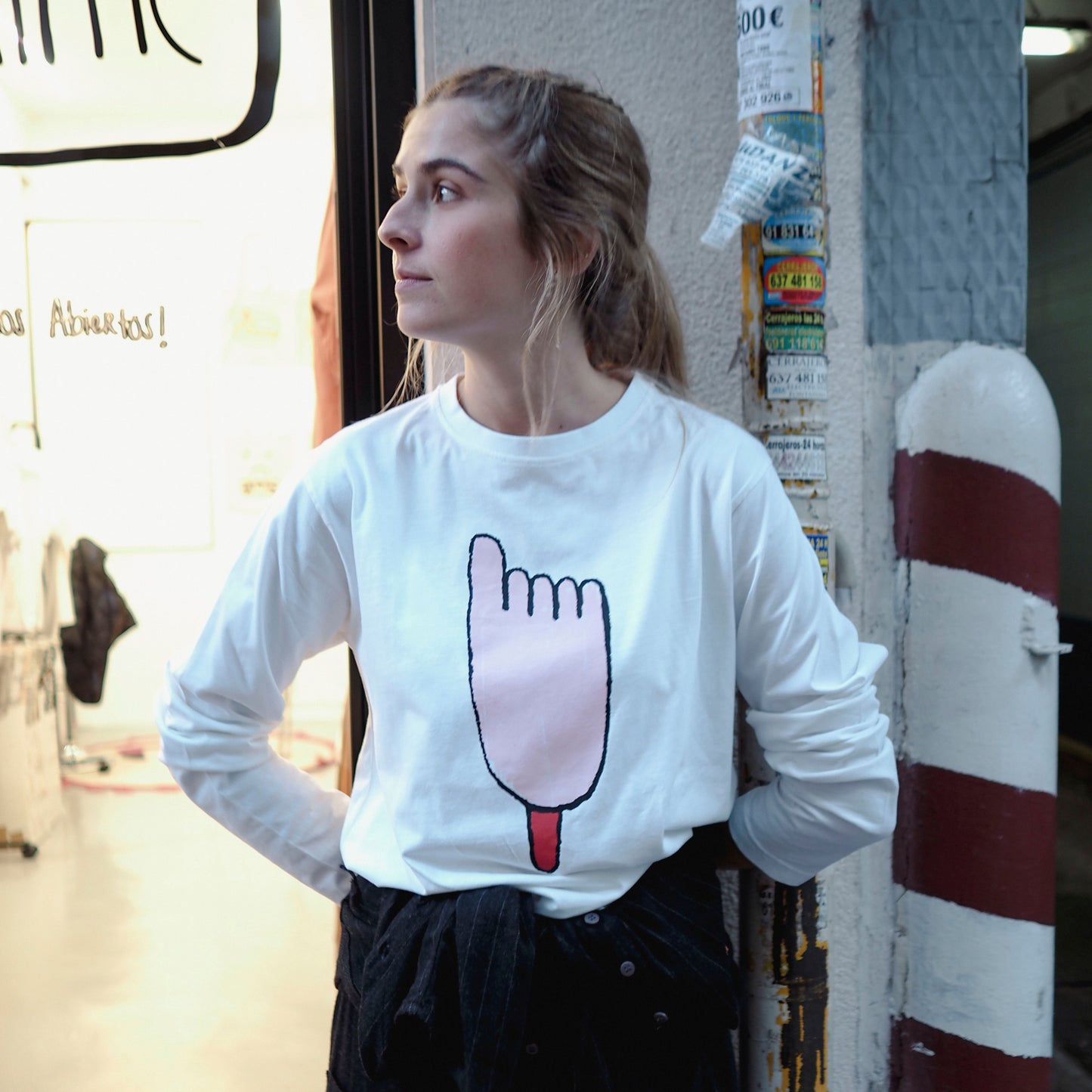 Unisex Long Sleeve Ice Cream Pie T-Shirt