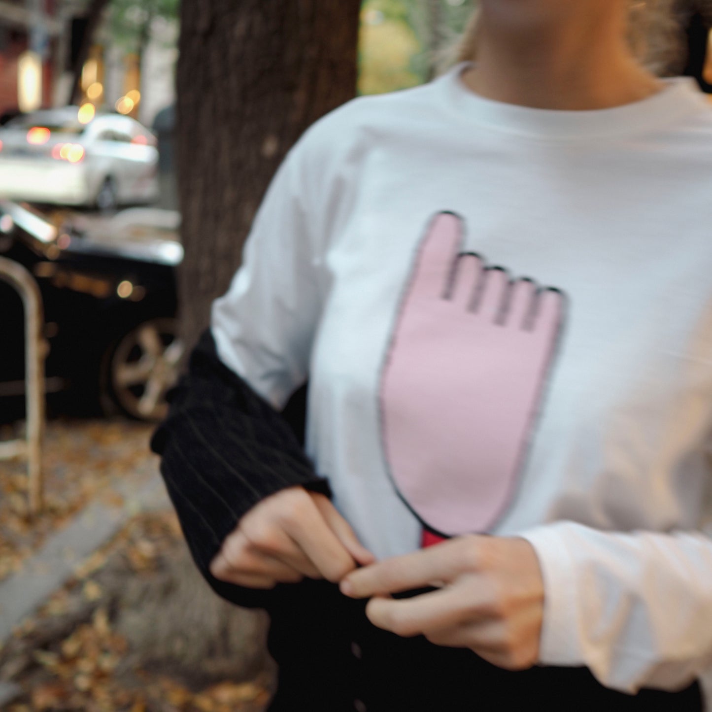 Unisex Long Sleeve Ice Cream Pie T-Shirt