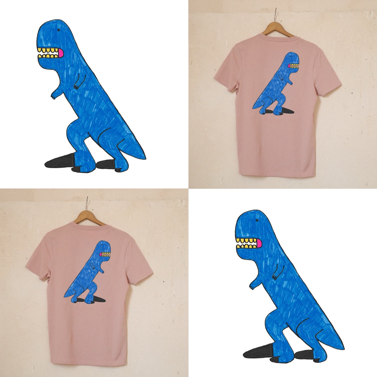 Camiseta Rosa Elige Tu Dibujo