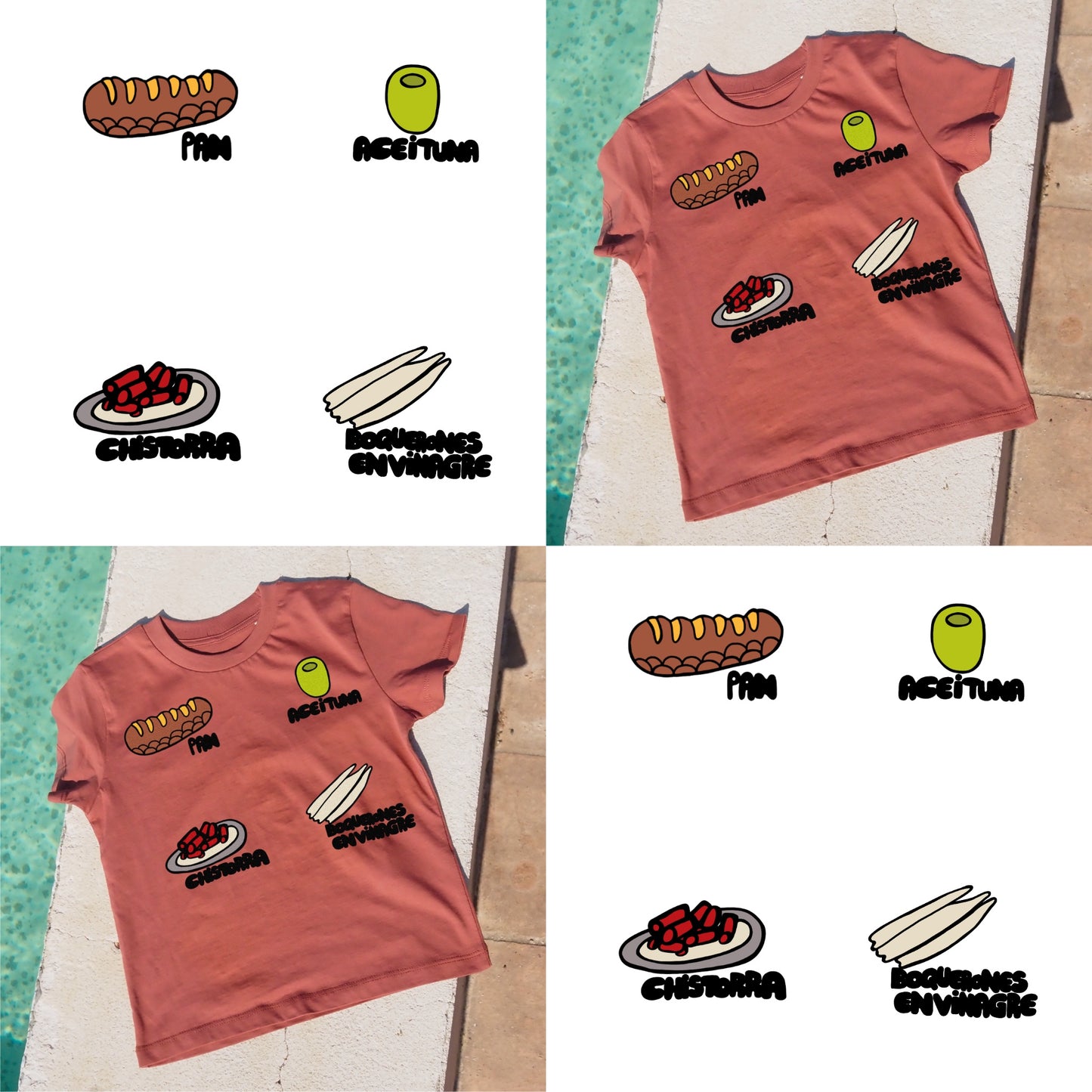 Camiseta Teja Elige Tu Dibujo De Niño