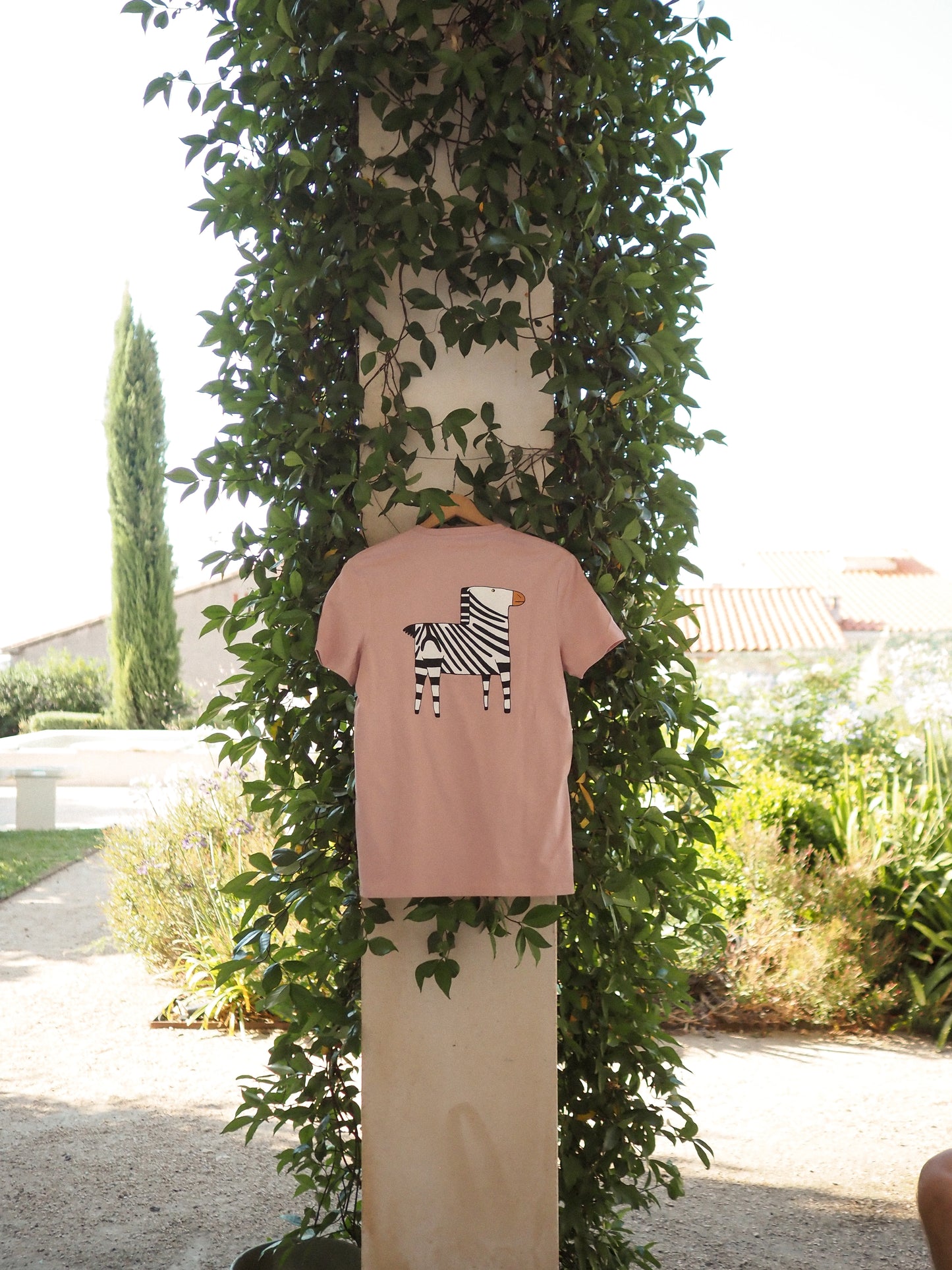 Camiseta de Cebra Rosa