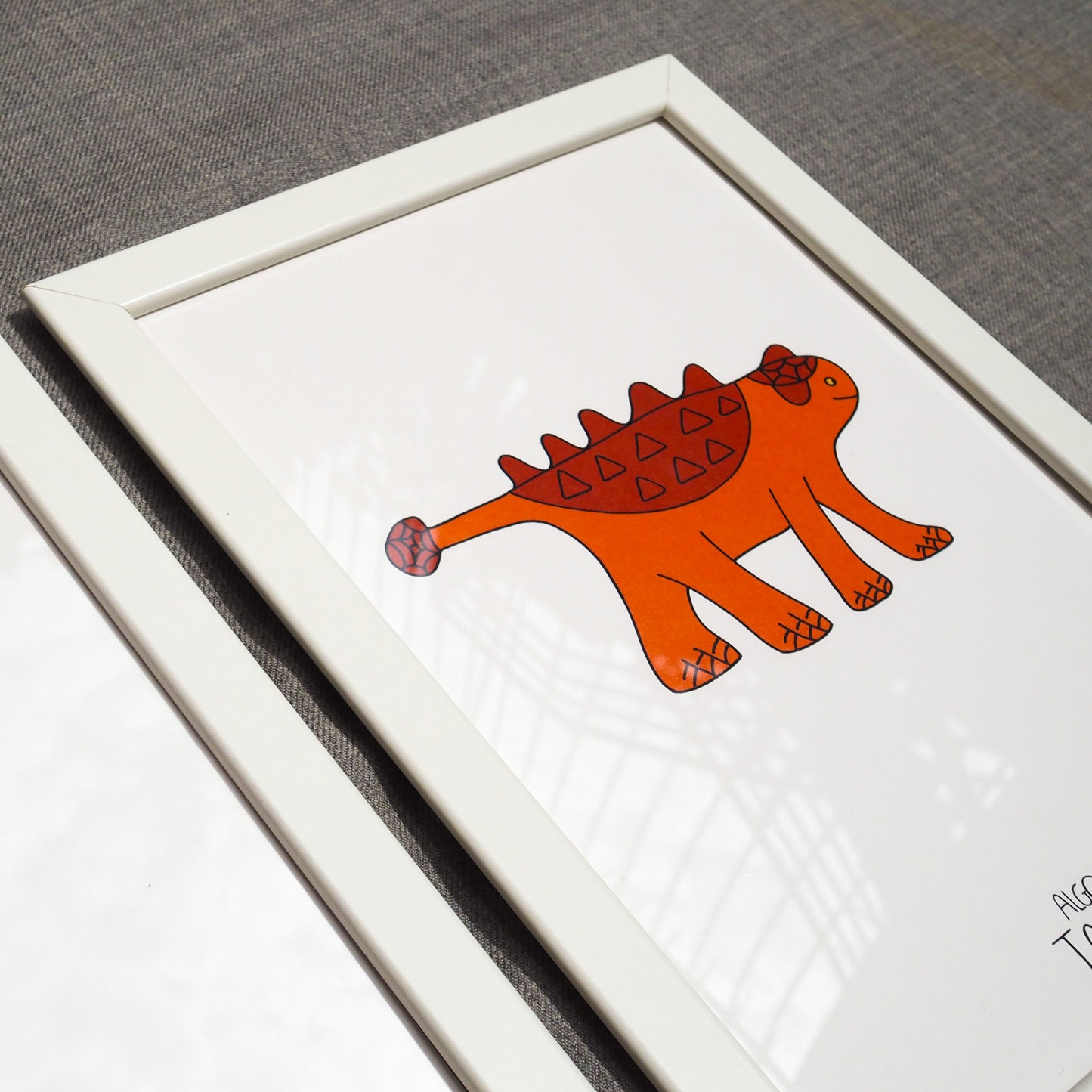 Lámina Dinosaurio Url