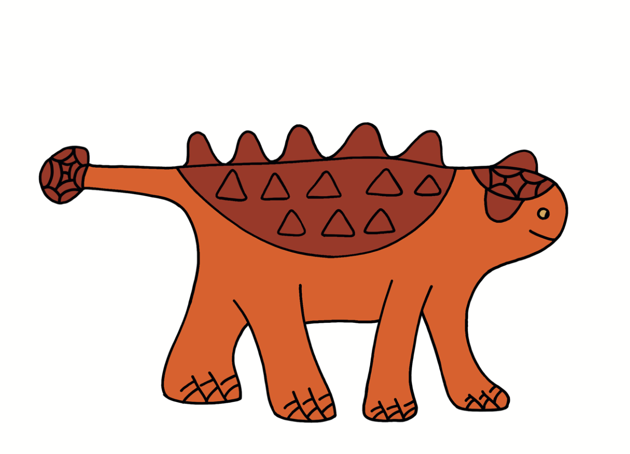 Lámina Dinosaurio Url