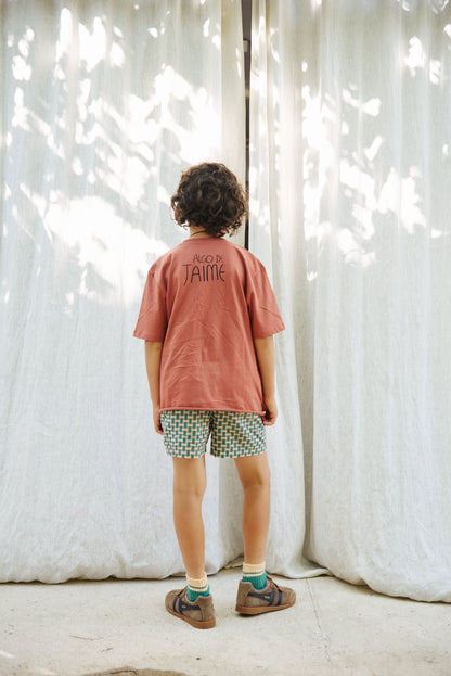 Camiseta de Gorila de niño Teja
