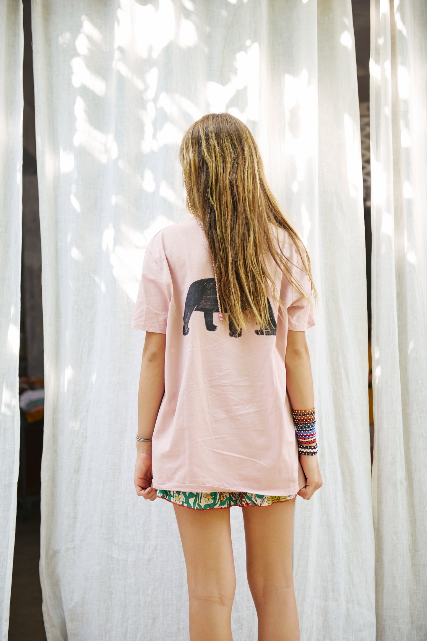 Camiseta Gorila Rosa