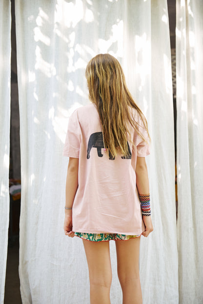 Camiseta Gorila Rosa