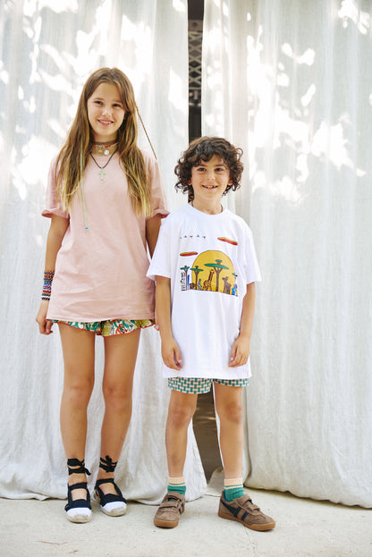 Camiseta Gorila Rosa