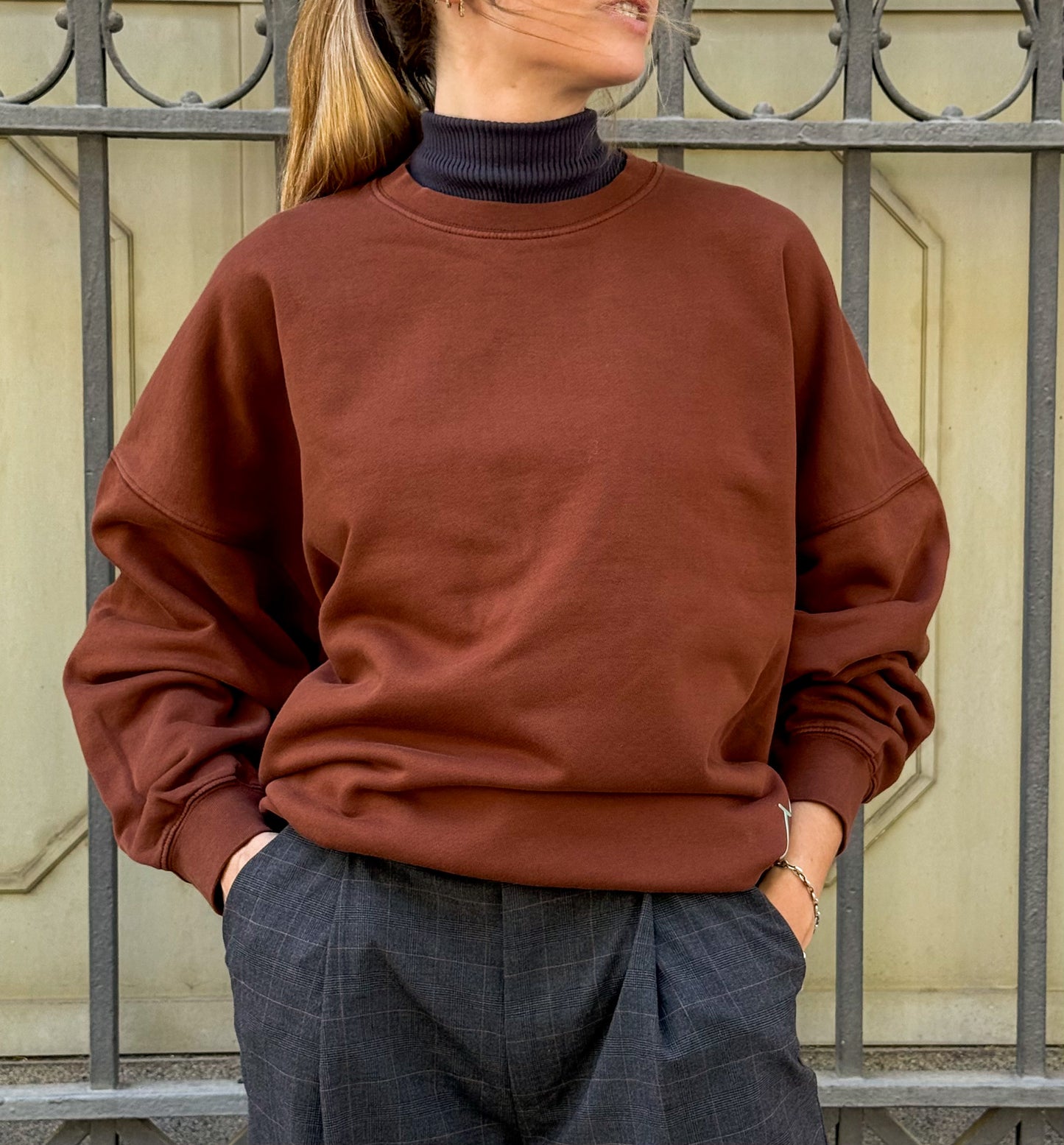 Sudadera Tabaco de Cebra Adultos