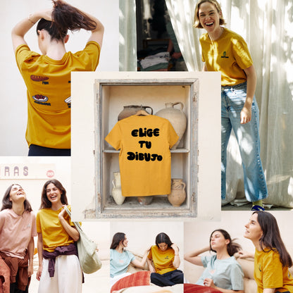 Camiseta Cúrcuma Elige Tu Dibujo
