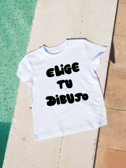 Camiseta Elige Tu Dibujo De Niño