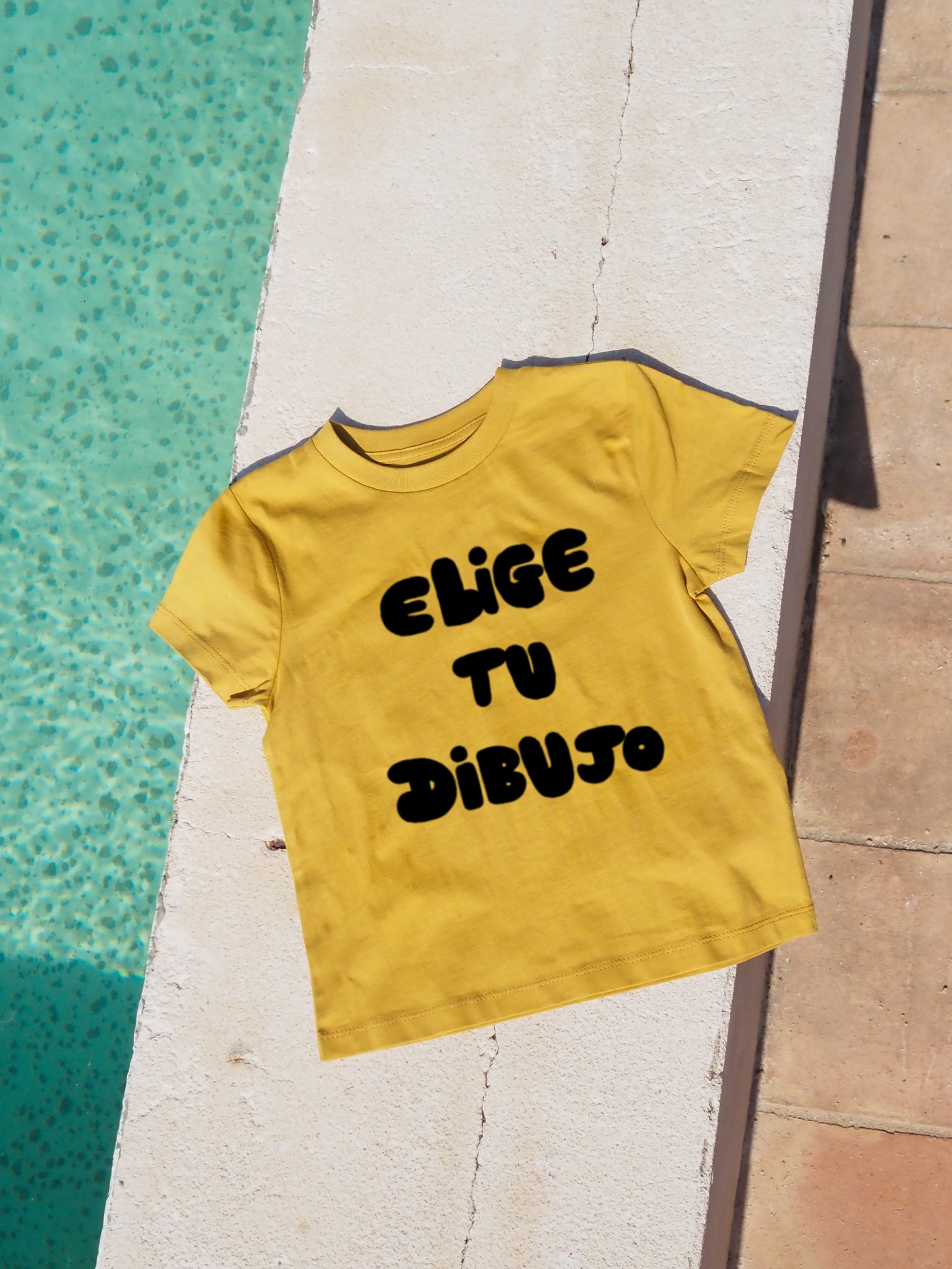 Camiseta Cúrcuma Elige Tu Dibujo De Niño