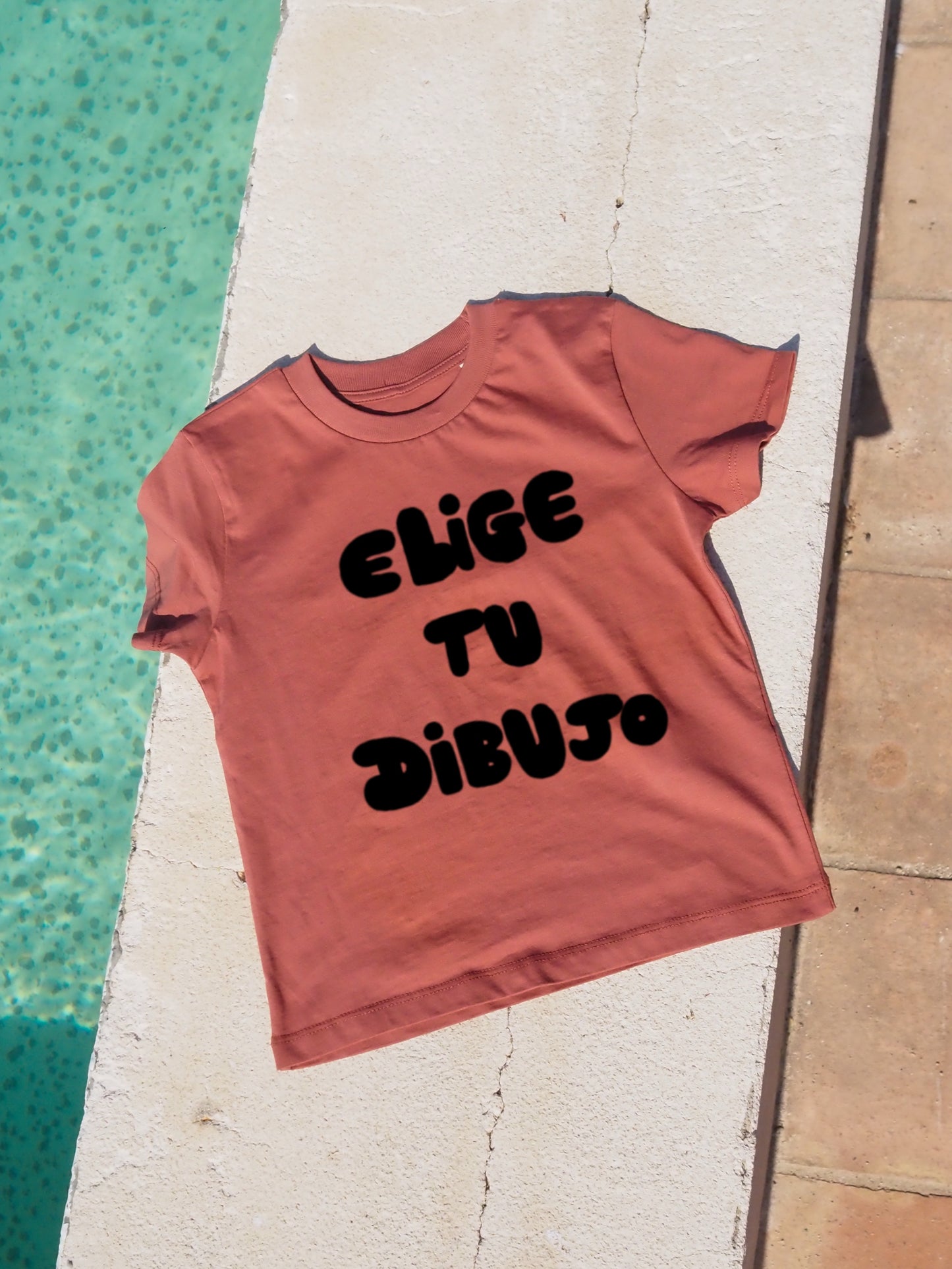 Camiseta Teja Elige Tu Dibujo De Niño