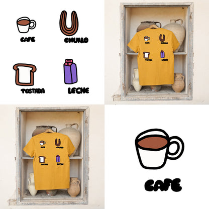 Camiseta Cúrcuma Elige Tu Dibujo