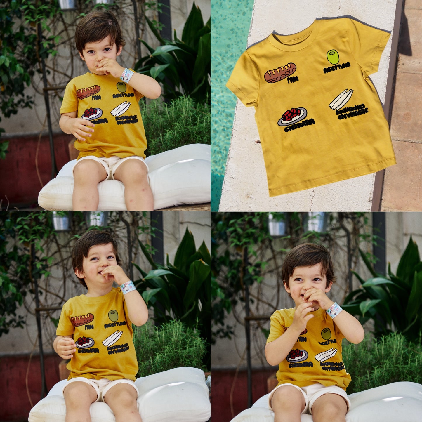 Camiseta Cúrcuma Elige Tu Dibujo De Niño