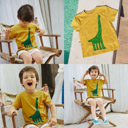 Camiseta Cúrcuma Elige Tu Dibujo De Niño