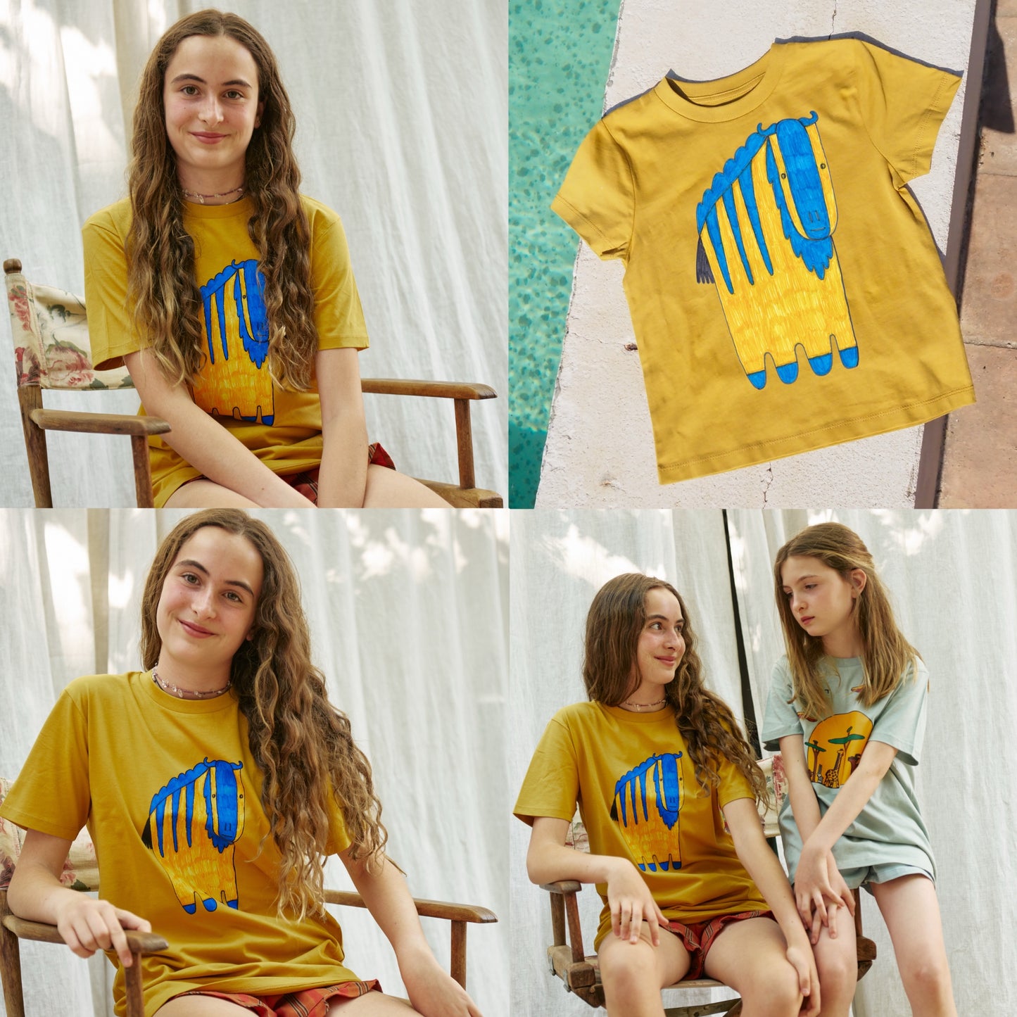 Camiseta Cúrcuma Elige Tu Dibujo De Niño
