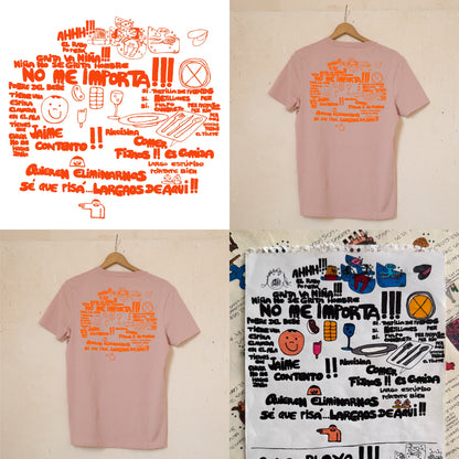 Camiseta Rosa Elige Tu Dibujo