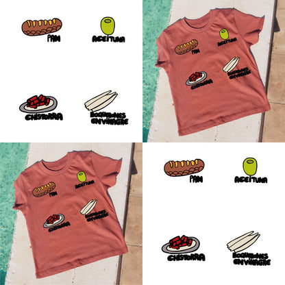 Camiseta Teja Elige Tu Dibujo De Niño