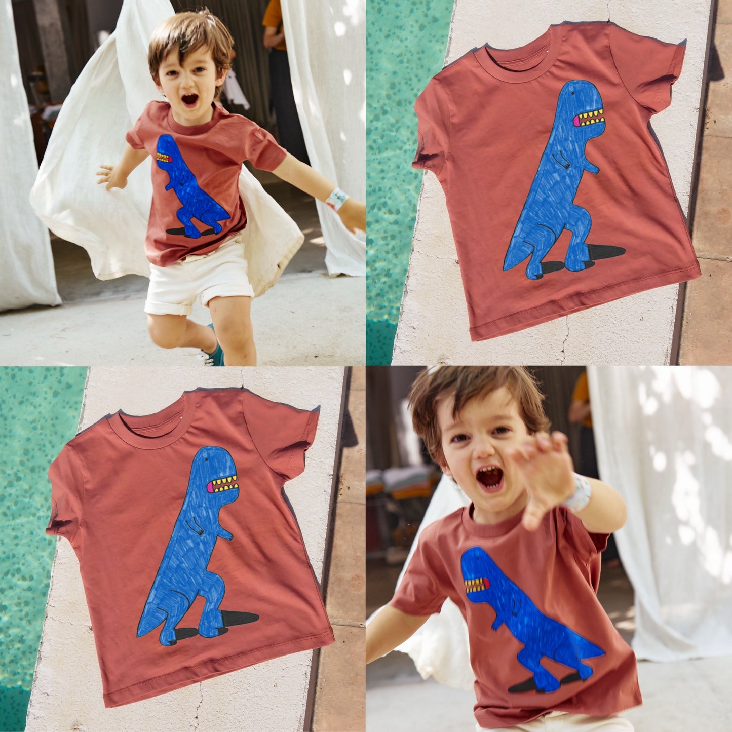 Camiseta Teja Elige Tu Dibujo De Niño
