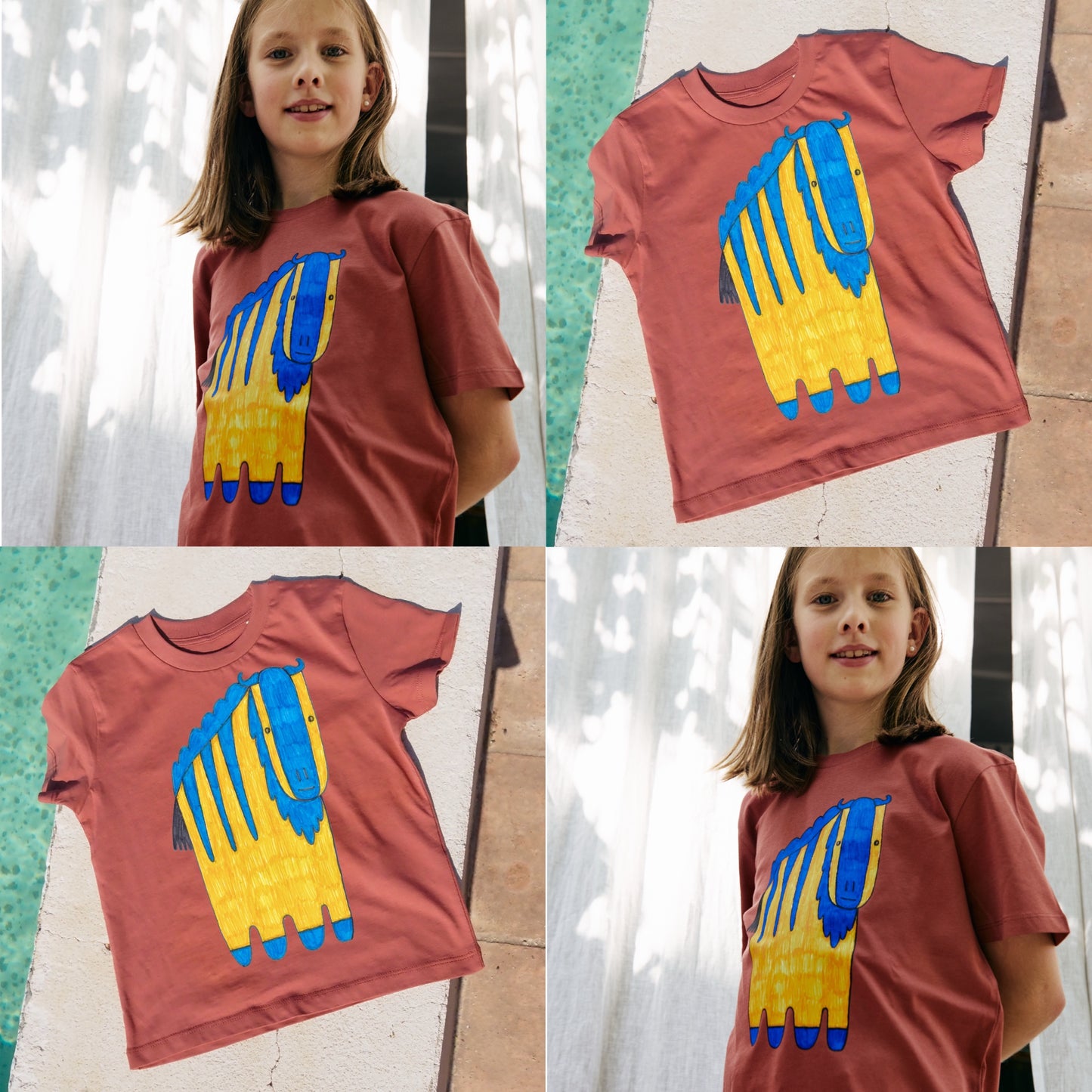 Camiseta Teja Elige Tu Dibujo De Niño