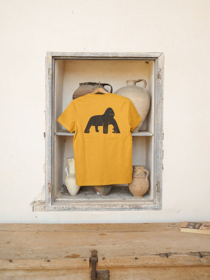Camiseta Gorila Cúrcuma