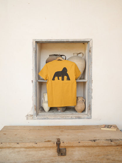 Camiseta Gorila Cúrcuma
