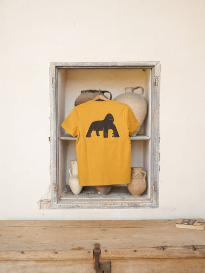 Camiseta Gorila Cúrcuma