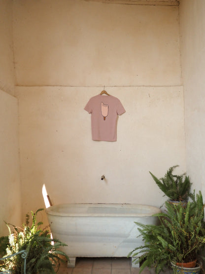 Camiseta Helado de Pie Rosa