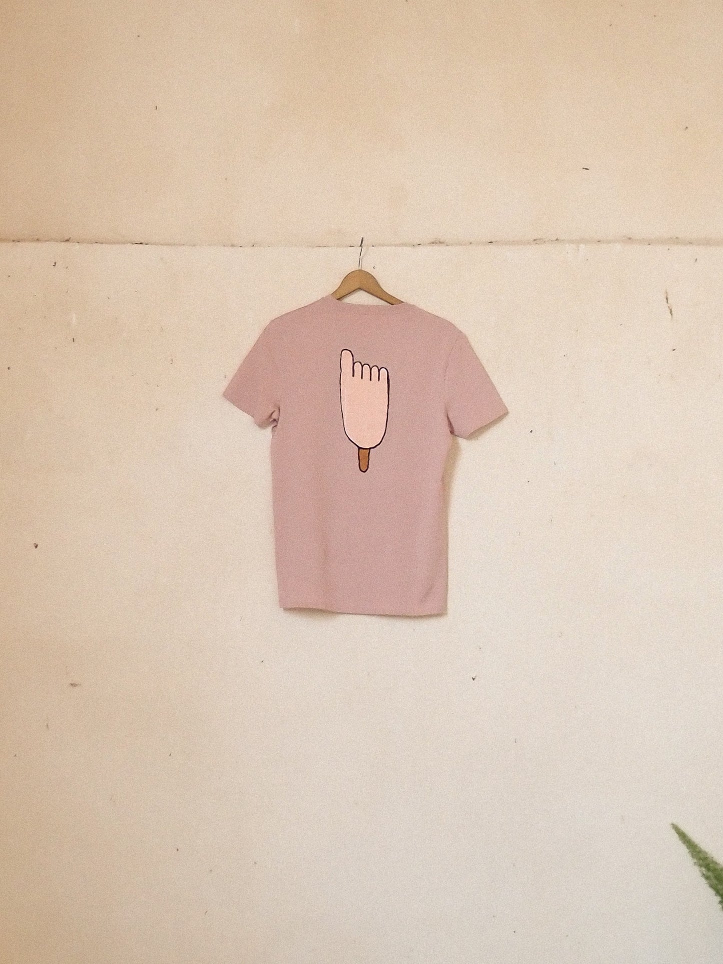 Camiseta Helado de Pie Rosa