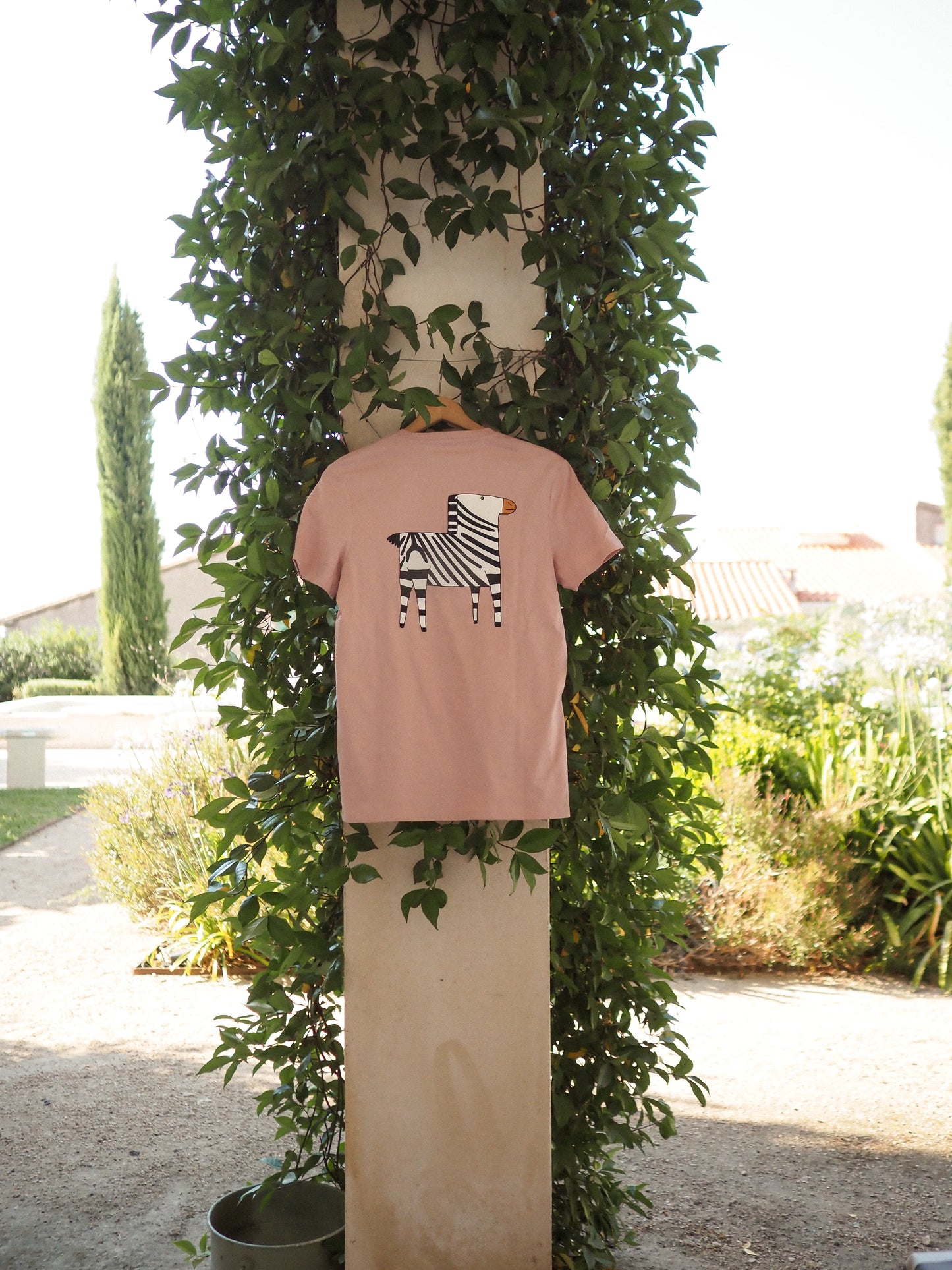 Camiseta de Cebra Rosa