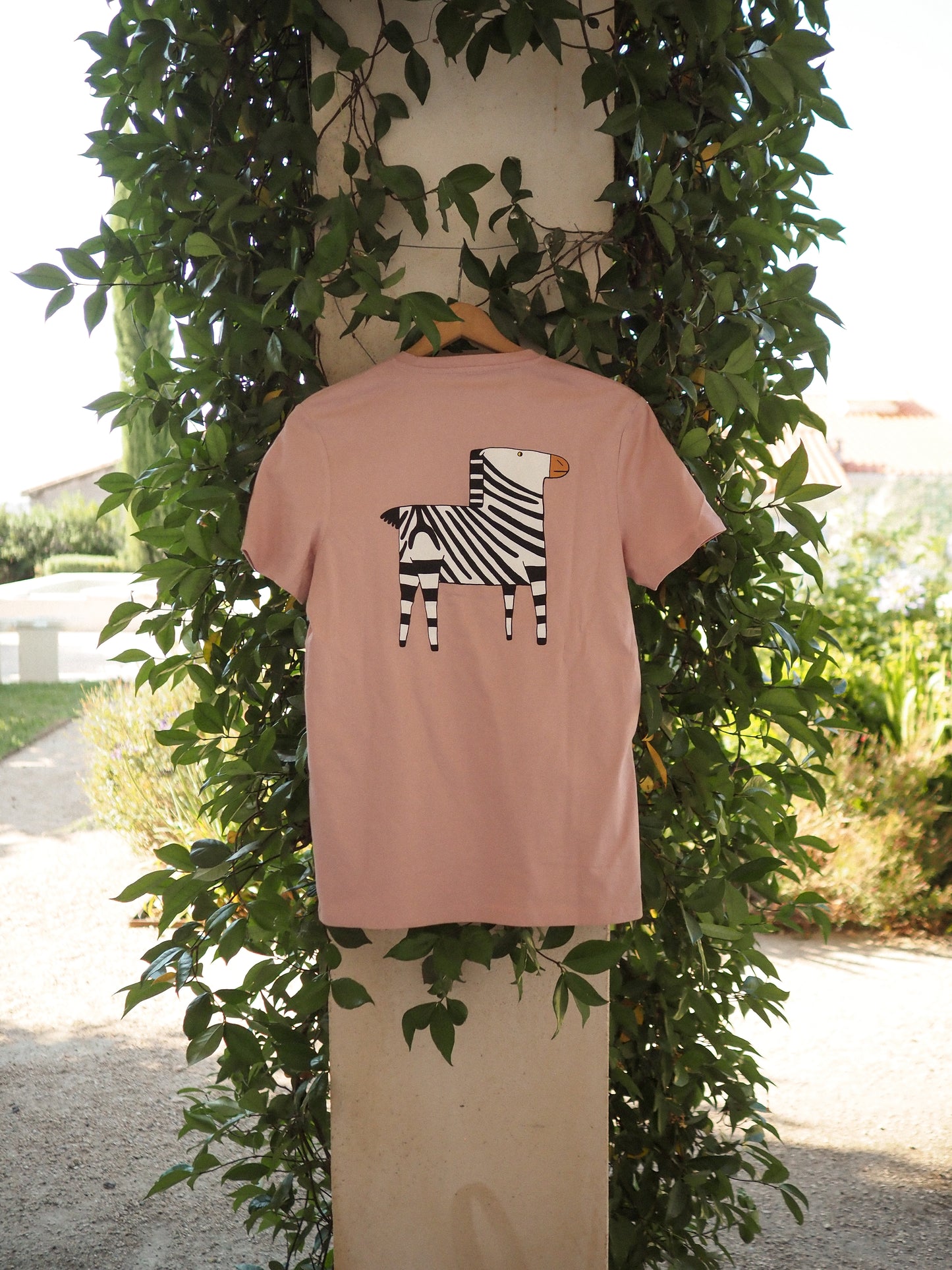 Camiseta de Cebra Rosa