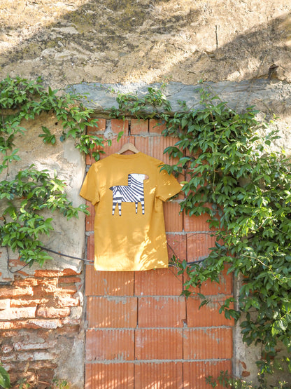 Camiseta de Cebra Cúrcuma