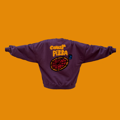 Sudadera Berenjena Elige Tu Dibujo Adultos