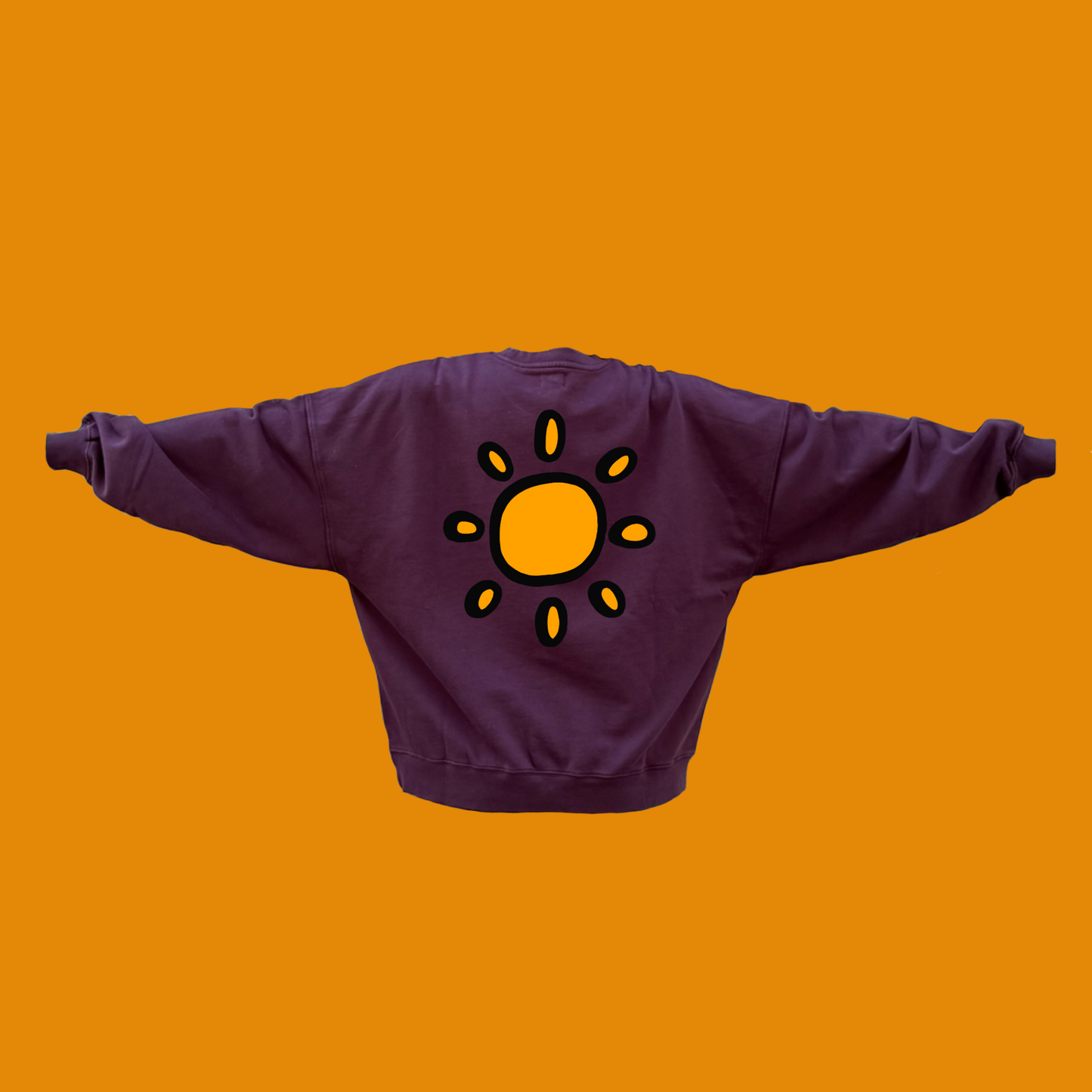 Sudadera Berenjena Elige Tu Dibujo Adultos