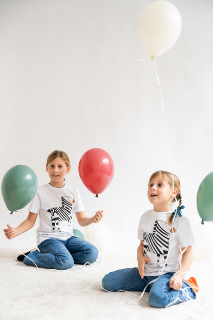 Camiseta de Cebra de niño